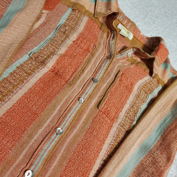 Maeve By Anthro Textured Buttom Down - Picture 4 of 8